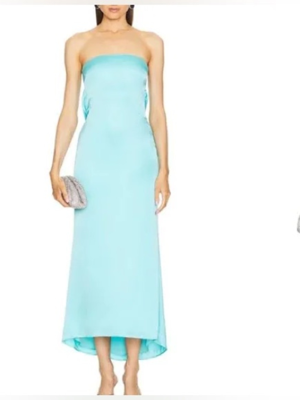 Revolve X Michael Costello Perla Dress - Aqua - XS - NWT - Picture 2 of 6